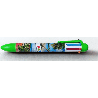 Stylo bille 6 couleurs Martinique