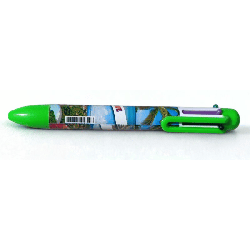 Stylo bille 6 couleurs Martinique