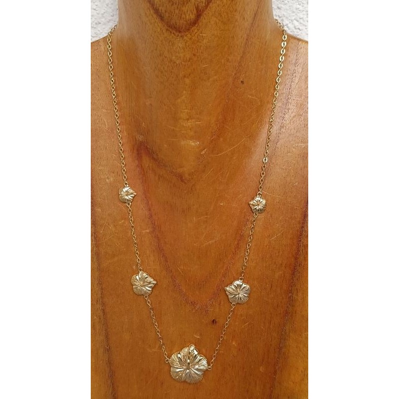Collier hibiscus