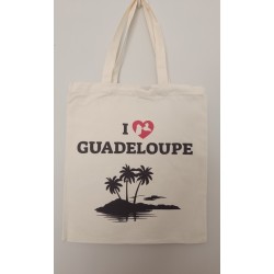 Tote Bag I love Guadeloupe
