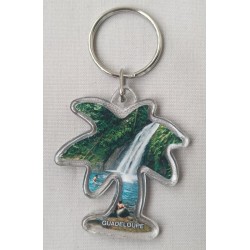 Porte- clés  Palmier Guadeloupe