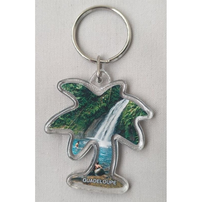 Porte- clés  Palmier Guadeloupe