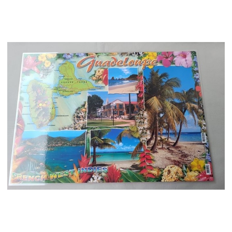 Set de table paysages Guadeloupe