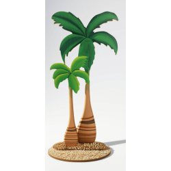 Palmier décoratif en bois