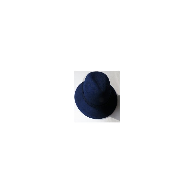 Chapeau feutrine bleu