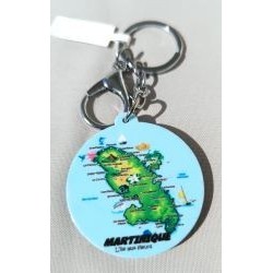 Porte- clé Carte Martinique