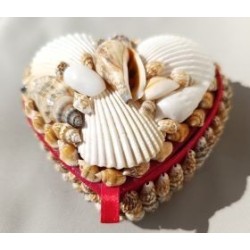 Boîte à bijoux en coquillages