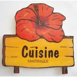 Plaque  porte de Cuisine Martinique