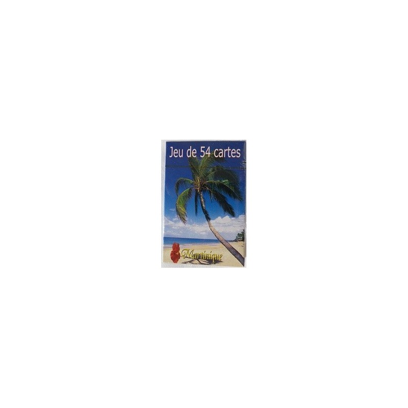 Jeu de 54 cartes Martinique
