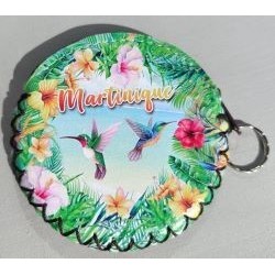 Porte-Monnaie Rond Colibri Martinique