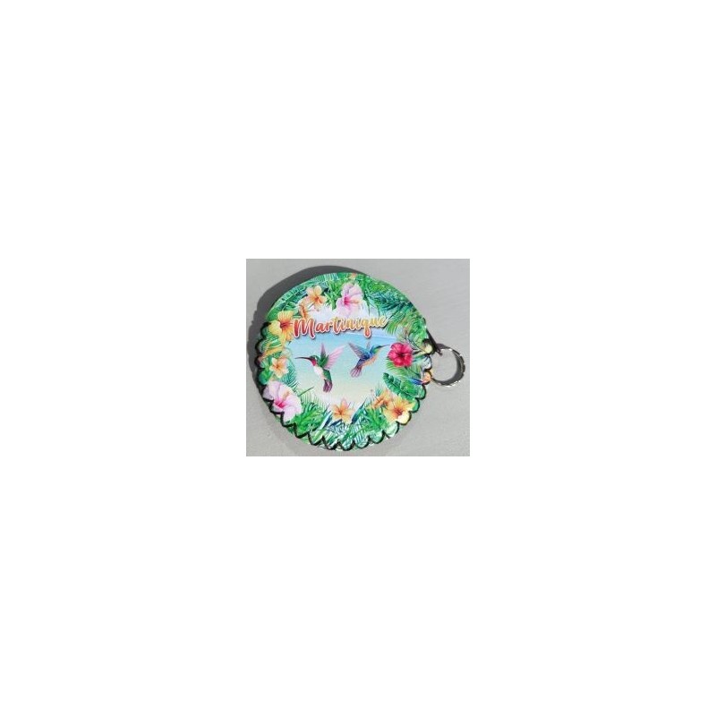 Porte-Monnaie Rond Colibri Martinique