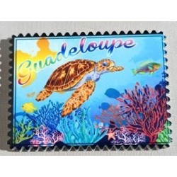 Magnet Timbre Tortue Guadeloupe