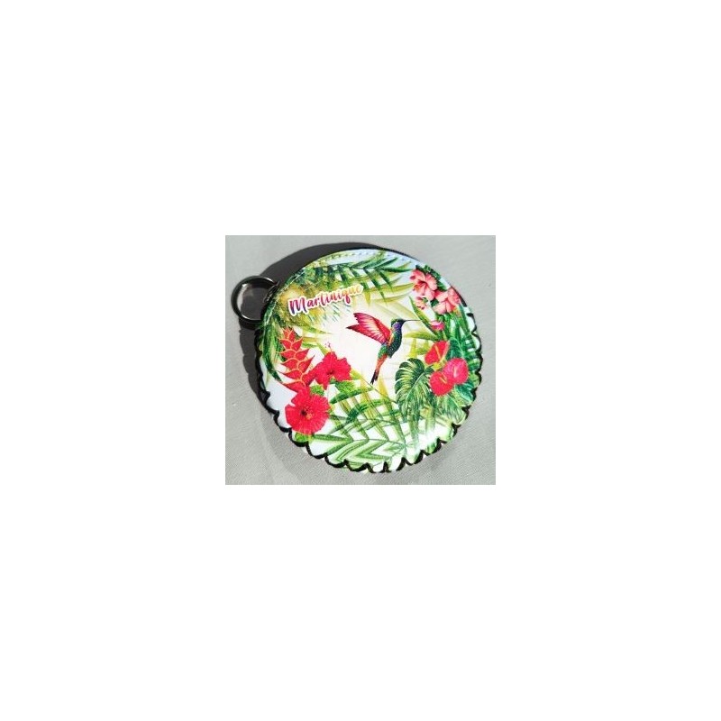 Porte-Monnaie Rond Colibri Martinique