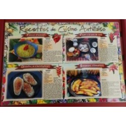 Set de table Martinique 2+ recettes