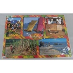 Set de table Martinique colibri