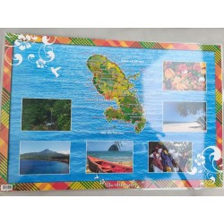 Set de table Martinique Fleurs Tropicales