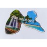 Magnet carte Guadeloupe