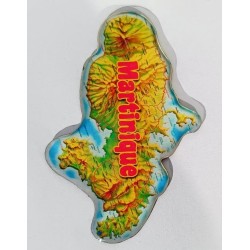Magnet carte Martinique