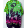 Chemise hawaïenne verte