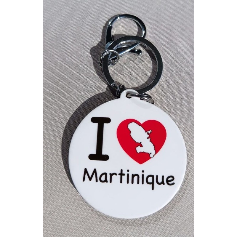 Porte- clés I Love Martinique