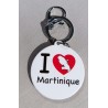 Porte- clés I Love Martinique