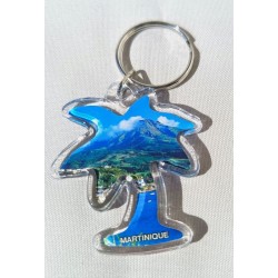 Porte-clés Palmier Martinique