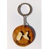 Porte- clés Carte Guadeloupe en bois