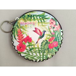 Porte-Monnaie Rond Colibri Martinique