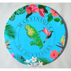 Dessous plat carte Martinique