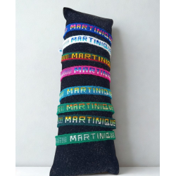 Bracelet Martinique en tissu coloré