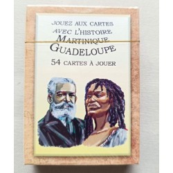 Jeu de 54 cartes Histoire Martinique Guadeloupe