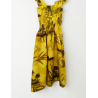 Robe tropicale jaune / 2-5 ans