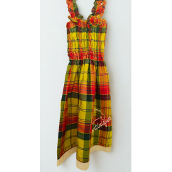 Robe en madras Martinique