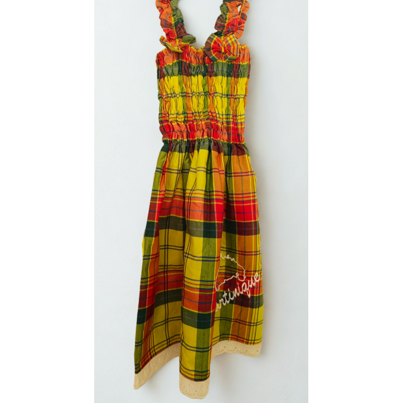 Robe en madras Martinique