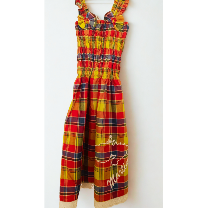 Robe Madras Martinique/ 6-8 ans