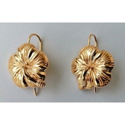 Boucles fleur hibiscus