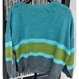 Pull Tricot Oversize vert