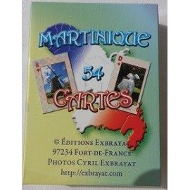 Jeu de 54 cartes Martinique
