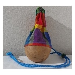 Petite bourse calebasse madras