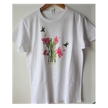 Tee-Shirt  Colibris/Hibiscus