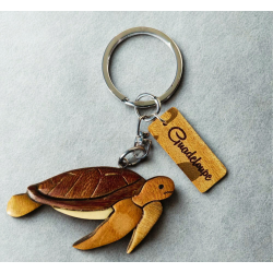 Porte- clés Guadeloupe Tortue