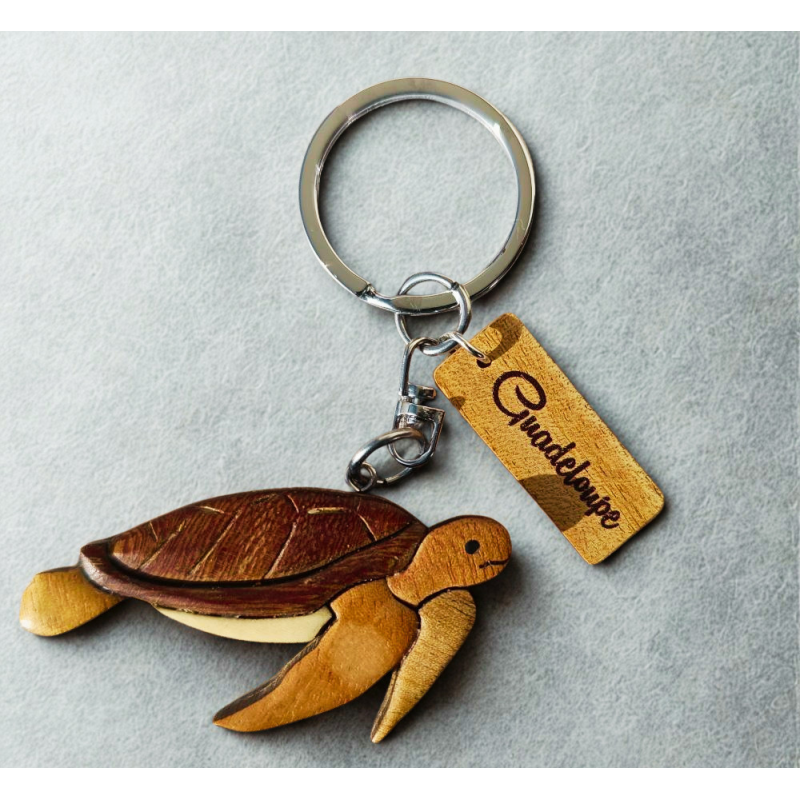 Porte- clés Guadeloupe Tortue
