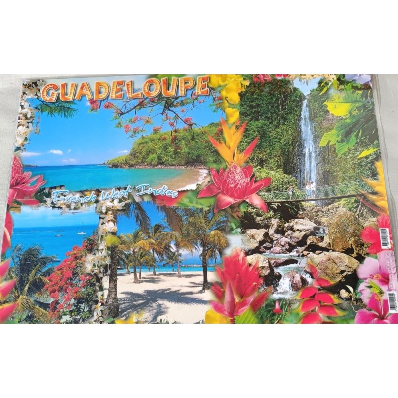 Set de table paysages Guadeloupe