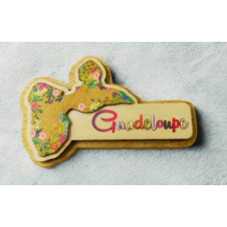Magnet bois Carte Guadeloupe