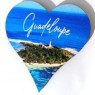 Magnet coeur Guadeloupe