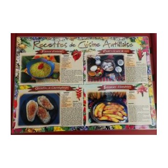 Set de table Martinique 2+ recettes