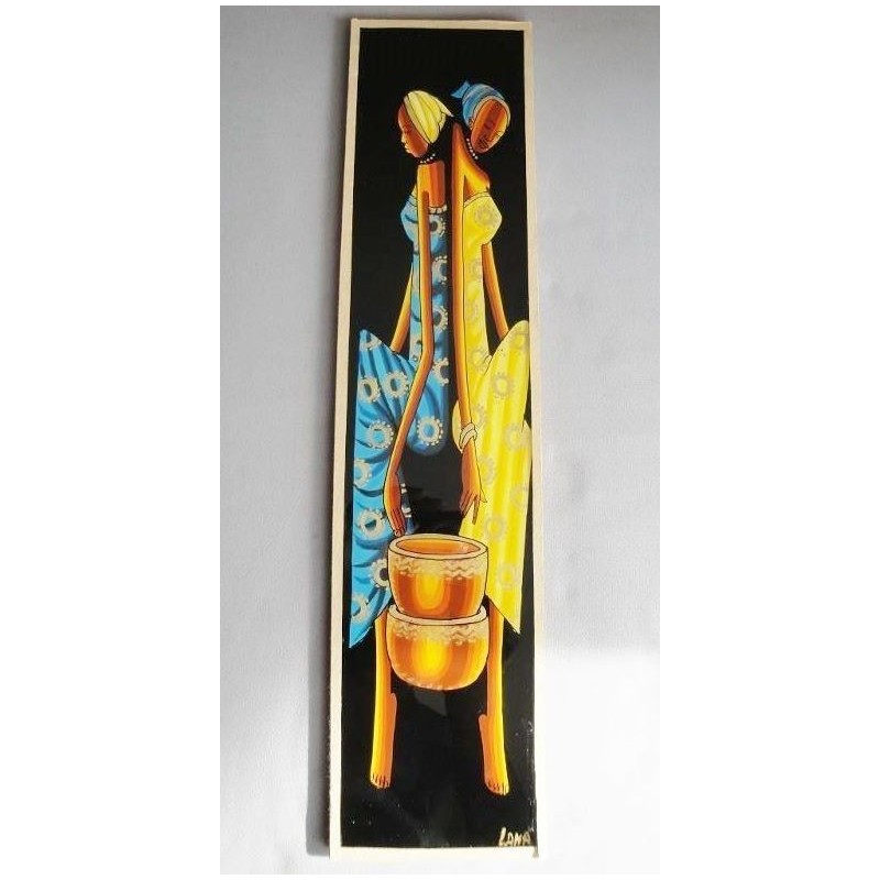 Peinture Africaine sur verre 1
