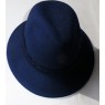 Chapeau feutrine bleu
