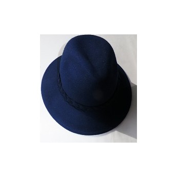 Chapeau feutrine bleu