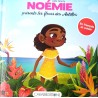 Noémie présente les fleurs des Antilles